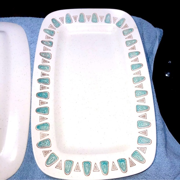 1950-60's Metlox Poppytrail Navajo Pattern Serving Platter - Picture 2 of 5